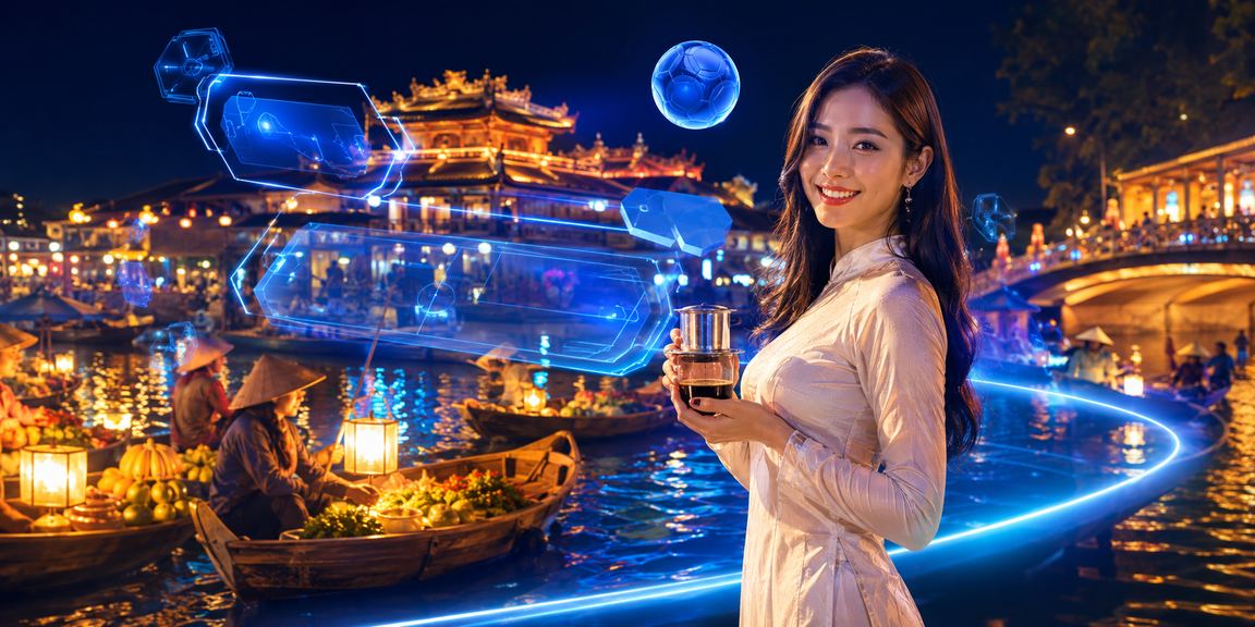 Người chơi esports betting tại Huế với cà phê và điện thoại Android