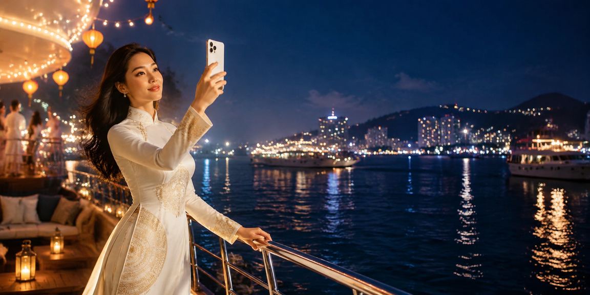 Màn hình trò chơi casino sáng đèn tại sòng bạc Việt Nam về đêm